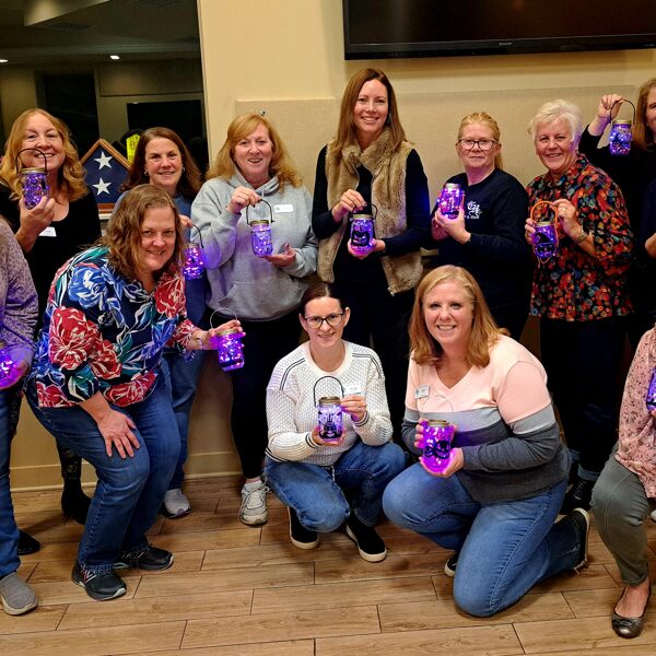 Making Halloween lanterns at our October Meeting