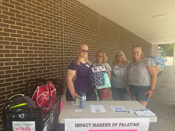 School Supply Drive Outside Jewel